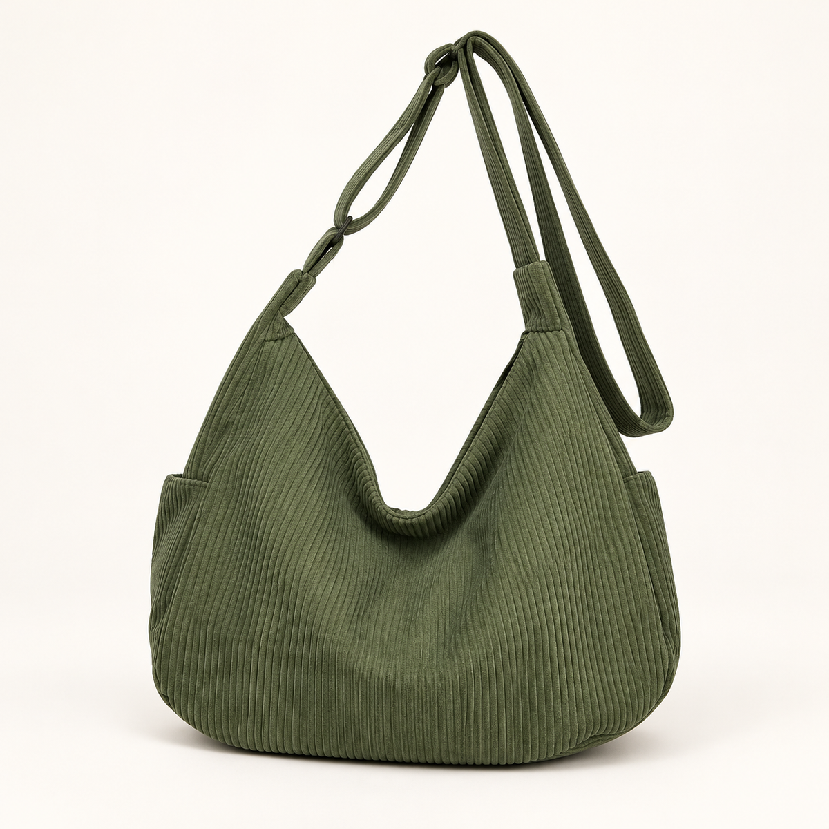 Bolsa Cotelê Sacrelle Y311 na cor Verde
